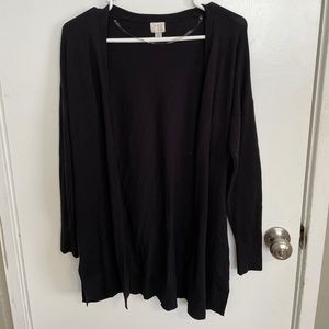 Women’s black cardigan